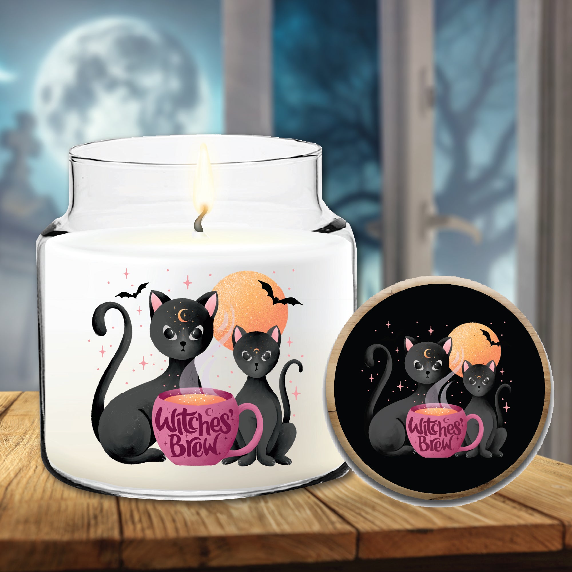 Witches Brew - Blackberry + Vanilla Bean 14oz Soy Wax Candle with