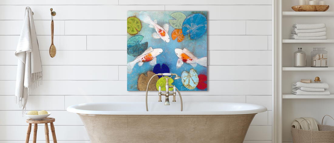Tips on Choosing Bathroom Wall Art: Size, Style, and Materials