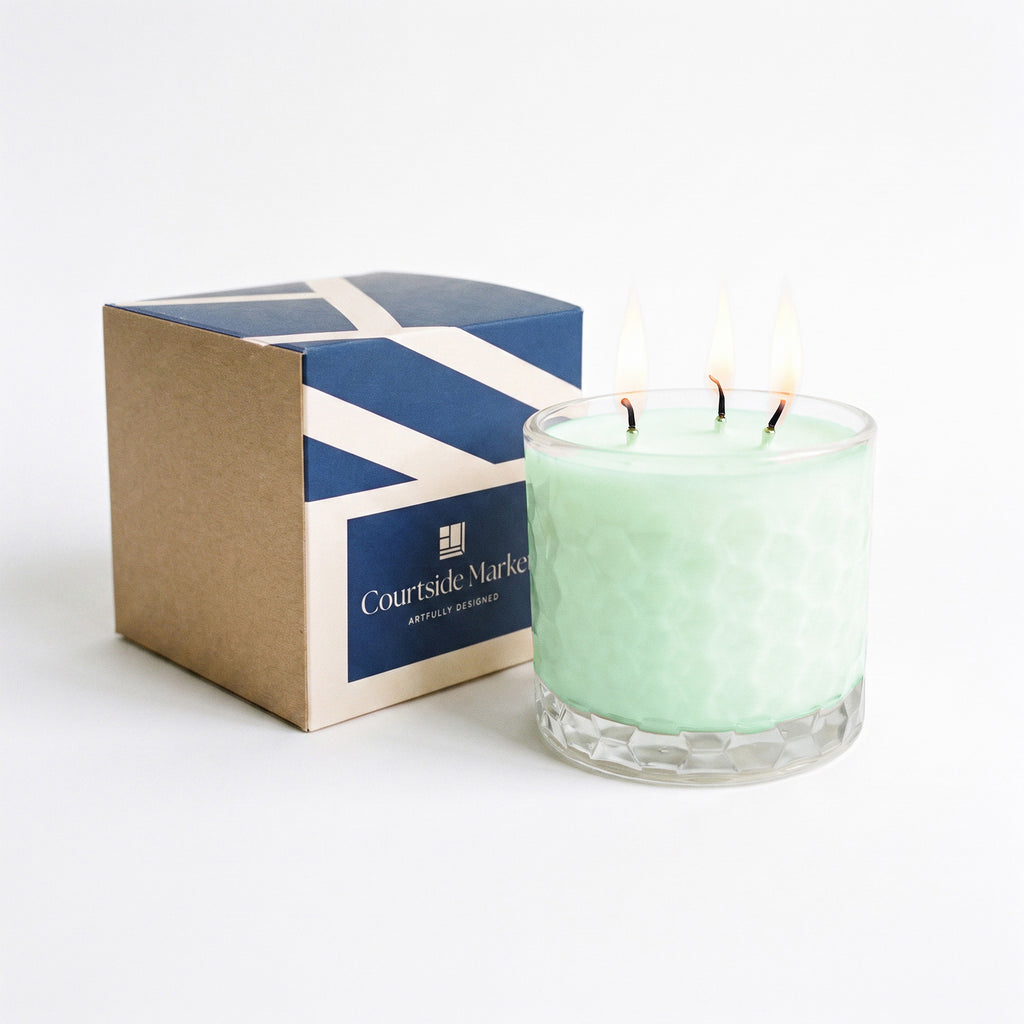 Eucalyptus - Courtside Essentials 3 Wick Soy Wax Candle
