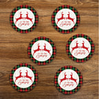 ÔTis The Season Collection 4_ Circle Ceramic Coasters - Set of 6