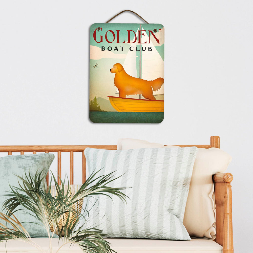 Golden Sail - Artboard With Twine