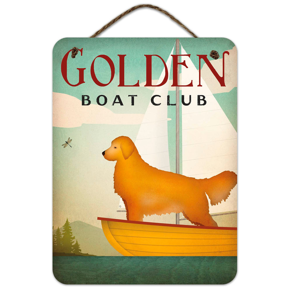 Golden Sail - Artboard With Twine