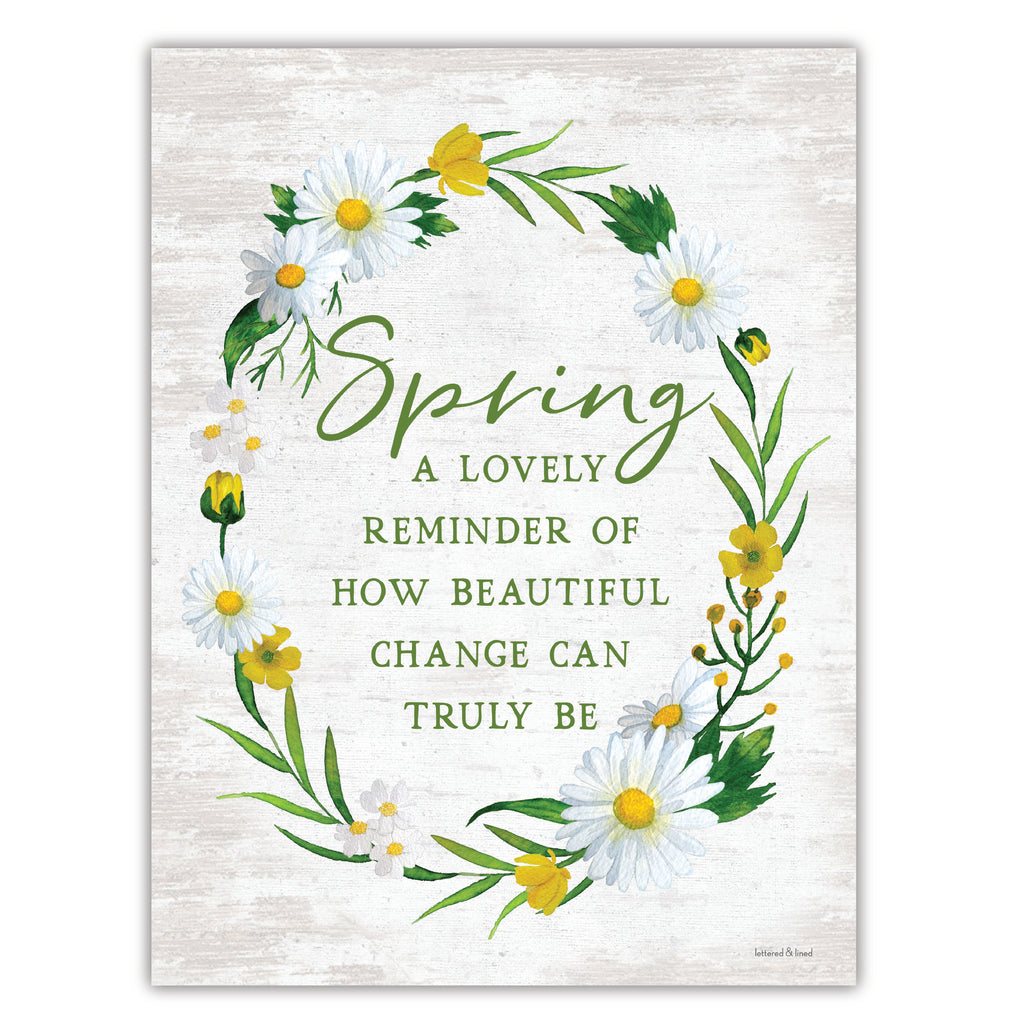 Spring Floral Wreath Daisy - Artboard