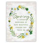 Spring Floral Wreath Daisy - Artboard
