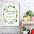 Spring Floral Wreath Daisy - Artboard
