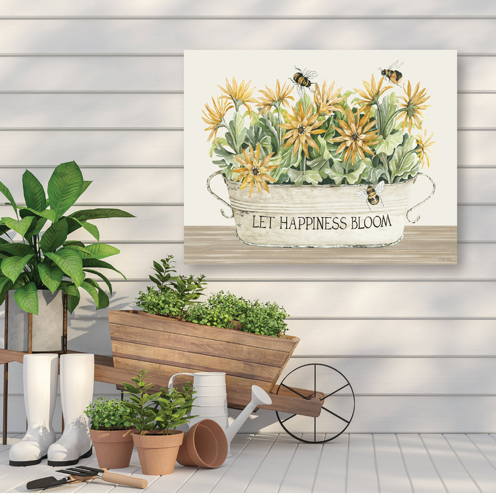 Let Happiness Bloom Flowers - Artboard