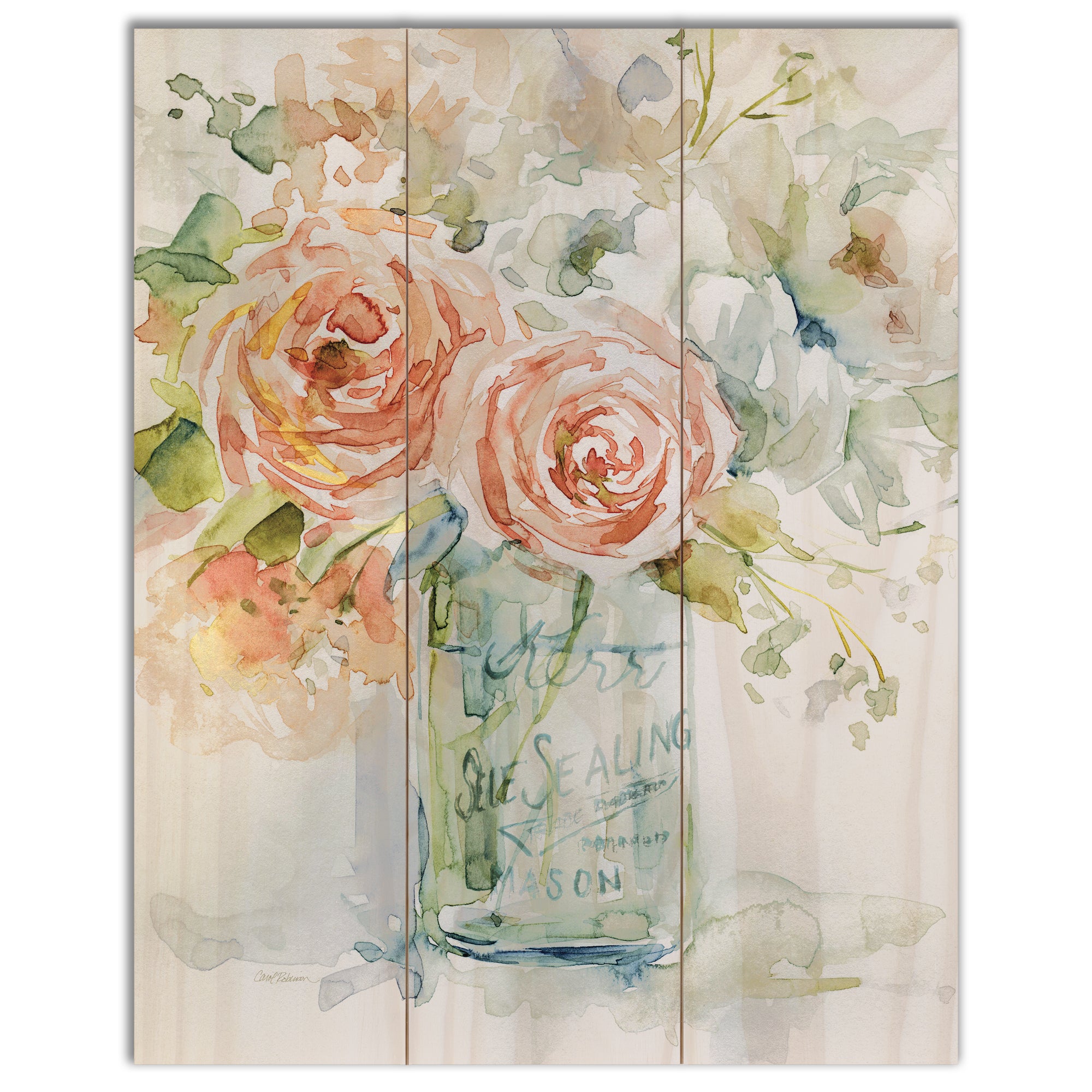 Cabbage Roses II - Artboard