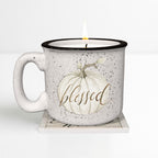 Harvest Blessings - Pumpkin Spice Latte | 15oz Mug, 13oz Soy Candle & Coaster Set