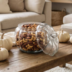 White Pumpkin + Clove - 56oz 5-Wick Candle in Glass Pumpkin Vessel