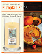 Enjoy the Little Things - Pumpkin Spice 18 oz Status Candle Glass