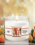Autumn Glow - Apple Cider 9.6oz Soy Wax Candle in Glass Jar