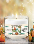 Oak Leaves - Apple Pie 9.6 oz Soy Wax Candle in Glass Jar