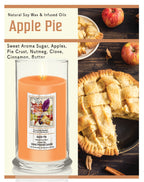 Enjoy Autumn 18 oz Status Candle Glass