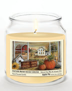 Plant Faith, Harvest Love 14 oz Candle Glass Jar with Brushed Silver Metal Lid