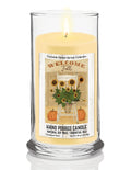 Fall Sunflower Chair - Cinnamon Stick 18 oz Status Candle Glass