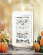 Harvest Blessings - Cranberry Cobbler 18 oz Status Candle Glass