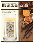 Welcome Birdhouse - Brown Sugar Vanilla 18 oz Status Candle Glass