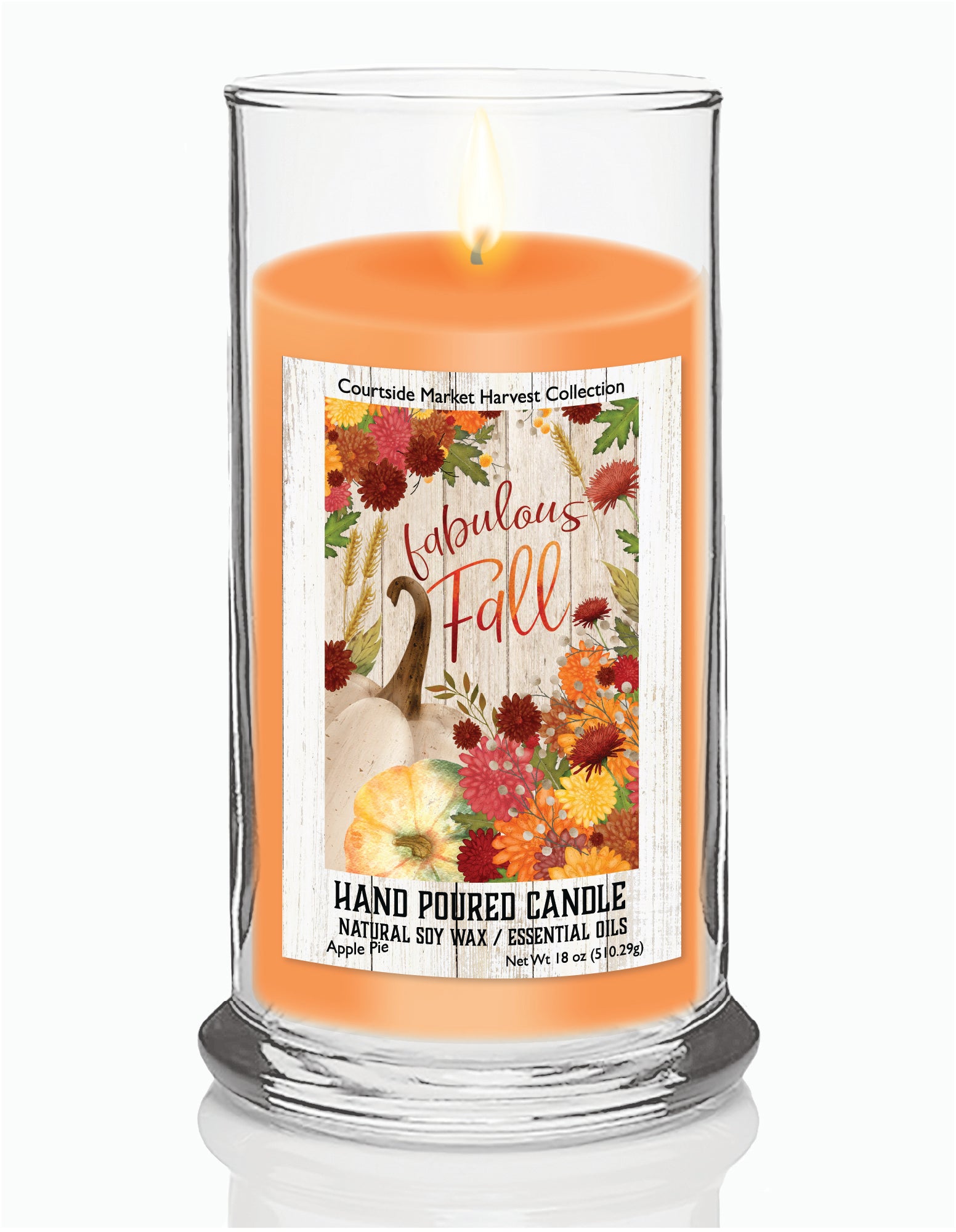 Fabulously Fall - Apple Pie 18 oz Status Candle Glass