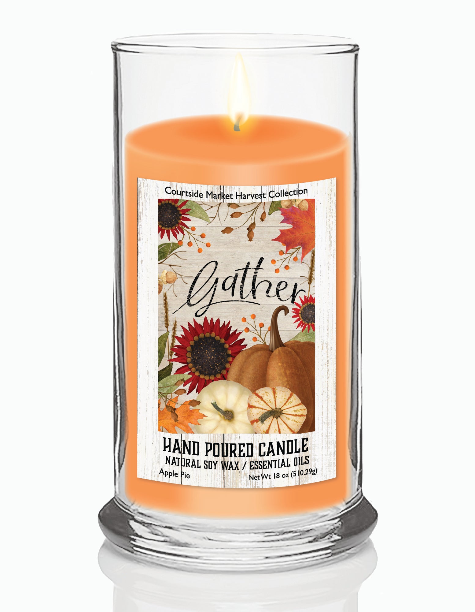 Welcome Fall II - Apple Pie 18 oz Status Candle Glass