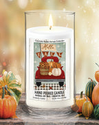 Hello Fall - Cranberry Cobbler 18oz Status Candle Glass