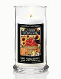 Happy Harvest Sunflowers & Apples - Apple Cider 18oz Soy Wax Candle in Glass Jar
