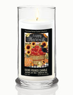Happy Harvest Sunflowers & Apples - Apple Cider 18oz Soy Wax Candle in Glass Jar