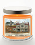 Halloween Collection Boo Pumpkin - Brown Sugar Vanilla 12.8oz Candle Glass Jar with Brushed Silver Metal Lid