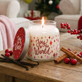 Joy to the World - Cinnamon Berry Vanilla 18oz Soy Wax Candle