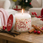Joy to the World - Cinnamon Berry Vanilla 18oz Soy Wax Candle