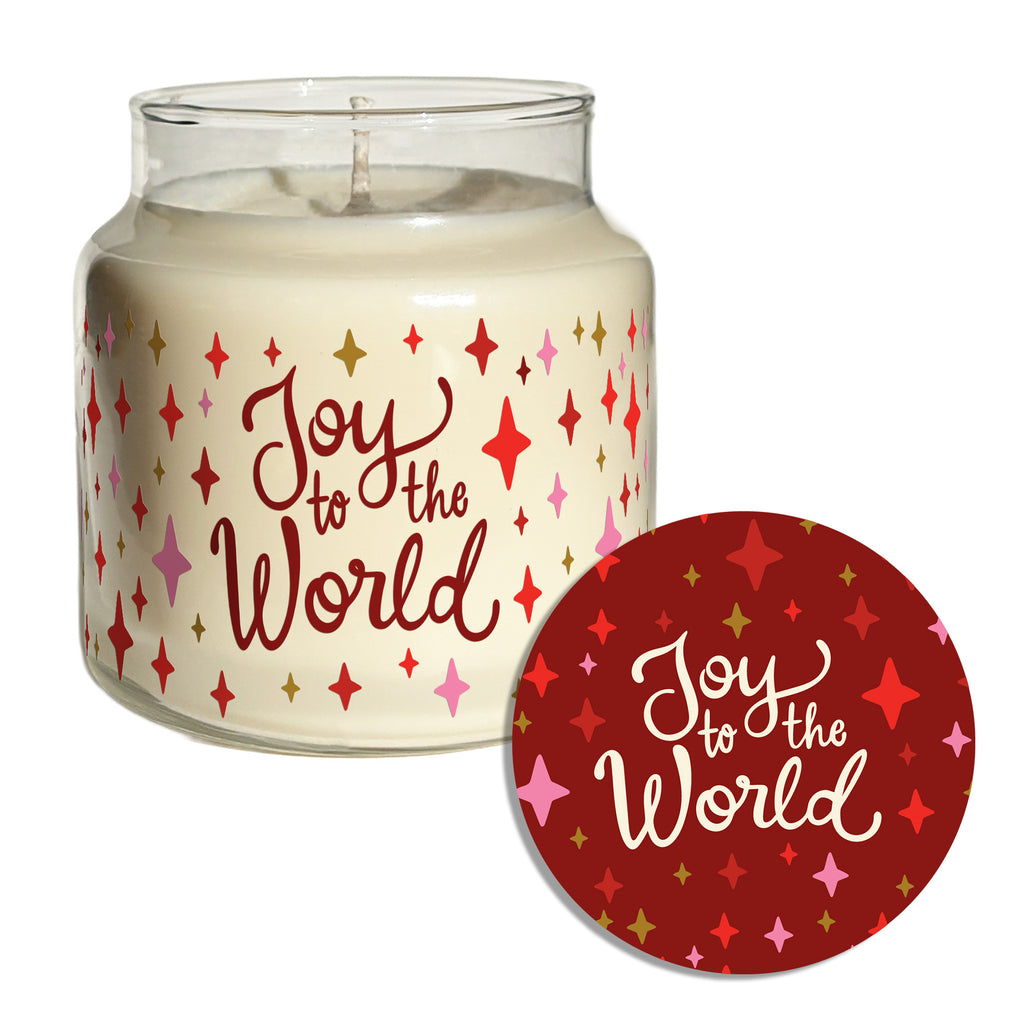 Joy to the World - Cinnamon Berry Vanilla 18oz Soy Wax Candle