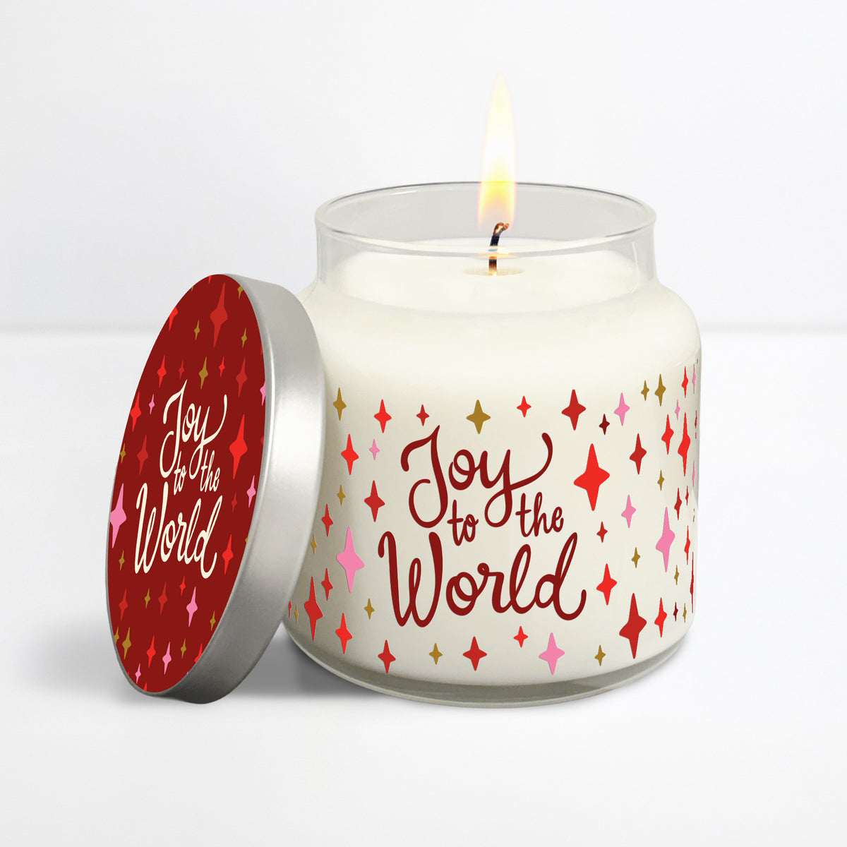 Joy to the World - Cinnamon Berry Vanilla 18oz Soy Wax Candle