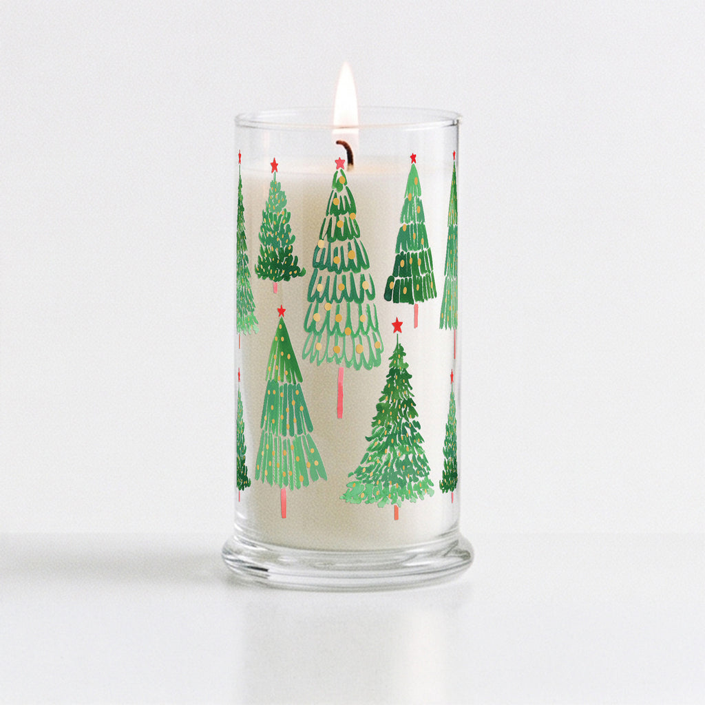 Watercolor Forest - Balsam Fir 18oz Soy Wax Candle