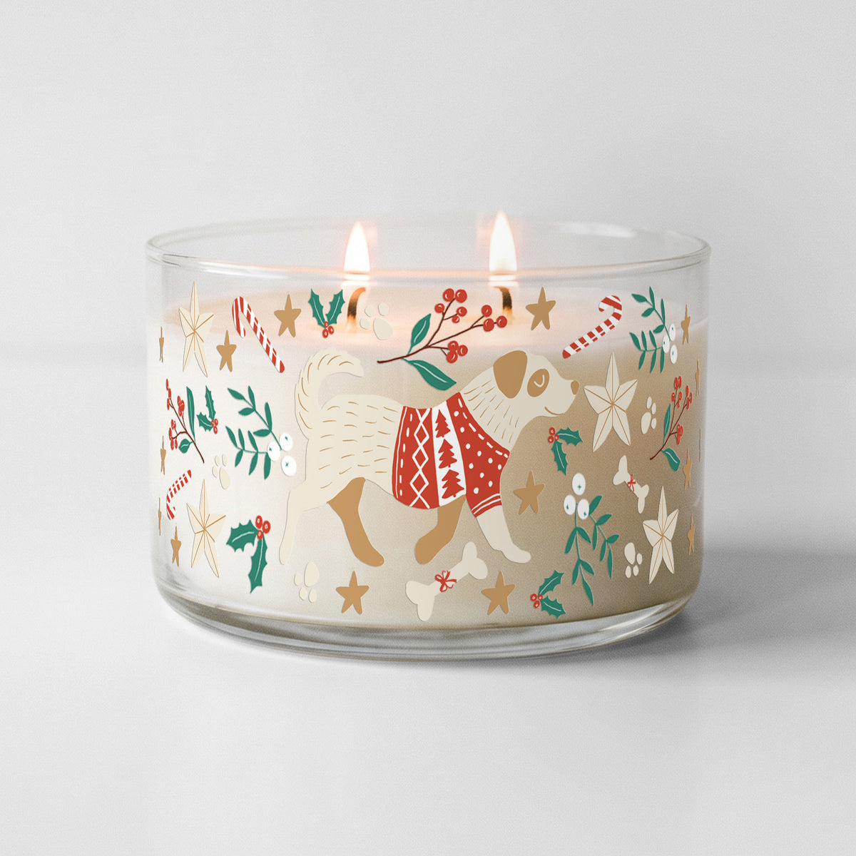 Scrappy - Balsam Fir 9.6oz Soy Wax 2 Wick Candle