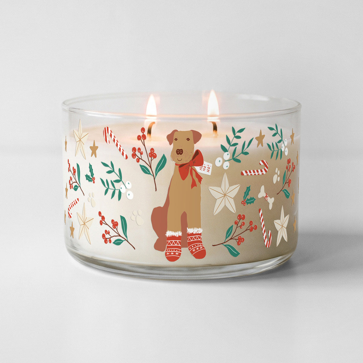 Scruffy - Brown Sugar Vanilla 9.6oz Soy Wax 2 Wick Candle