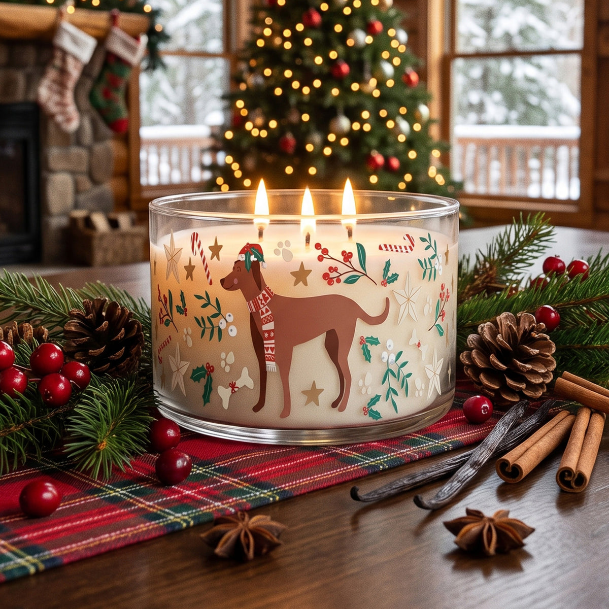 Buddy - Cinnamon Vanilla 9.6oz Soy Wax 2 Wick Candle