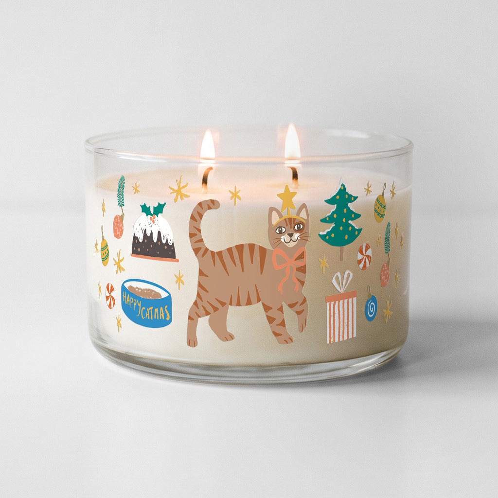Timmy - Cinnamon Vanilla 9.6oz Soy Wax 2 Wick Candle