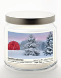 Tree Farm II 14 oz Candle Glass Jar with Brushed Silver Metal Lid