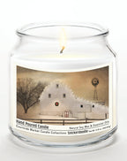 White Barn Holiday 14 oz Candle Glass Jar with Brushed Silver Metal Lid