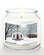 Love One Another - Snickerdoodle 14 oz Candle Glass Jar with Brushed Silver Metal Lid