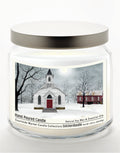 Love One Another - Snickerdoodle 14 oz Candle Glass Jar with Brushed Silver Metal Lid