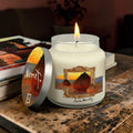 Claude Monet - Haystacks at Sunset - Amber and Vanilla Bean 14oz Soy Wax Candle