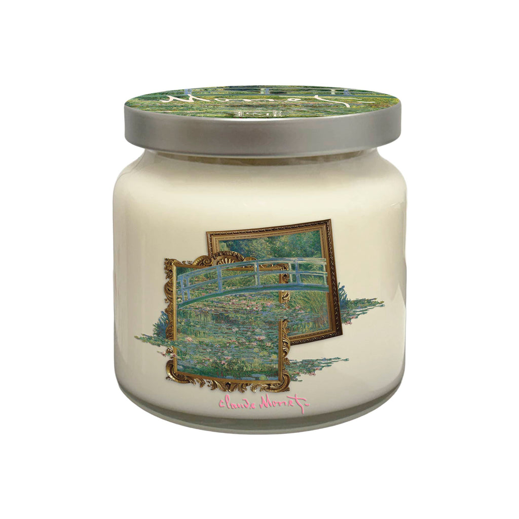 Claude Monet - Lily Pond - Lotus Blossom and Rainwater 14oz Soy Wax Candle