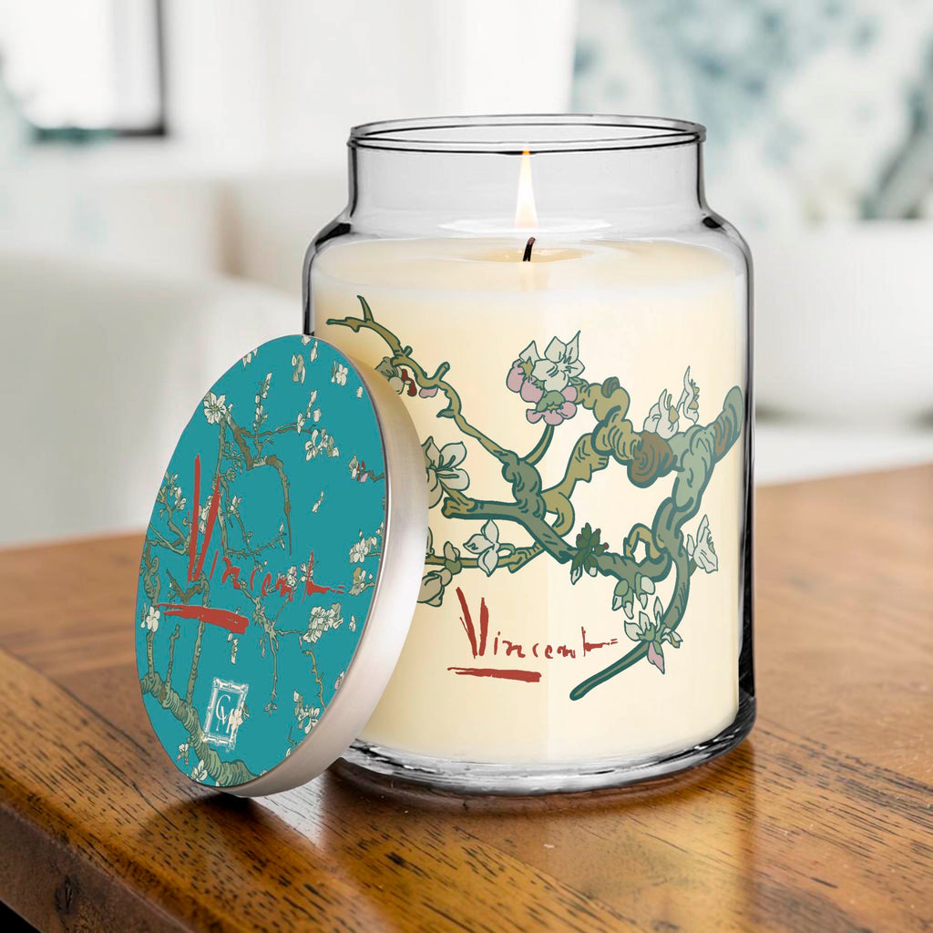 Vincent Van Gogh - Almond Blossom I - Pear and White Blossom 26oz Soy Wax Candle