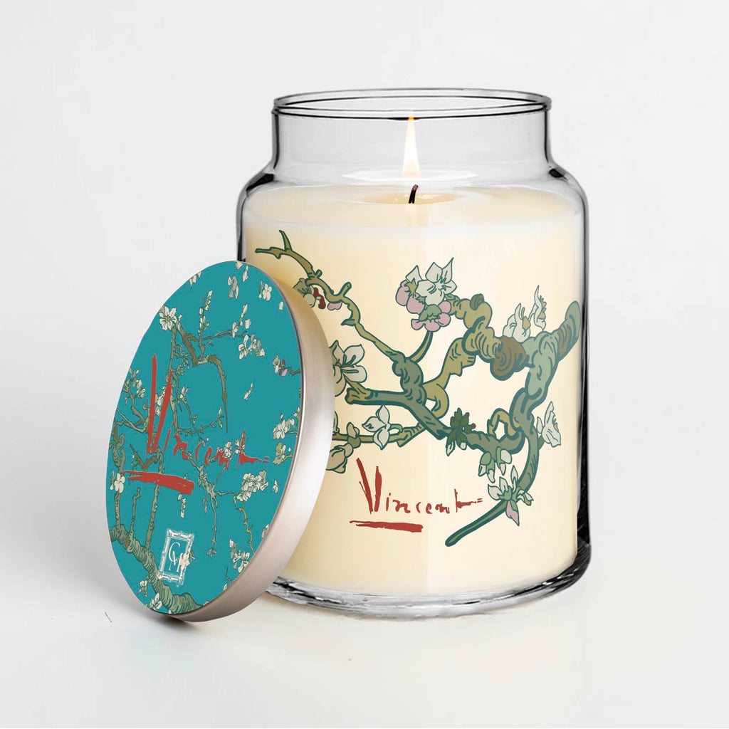 Vincent Van Gogh - Almond Blossom I - Pear and White Blossom 26oz Soy Wax Candle