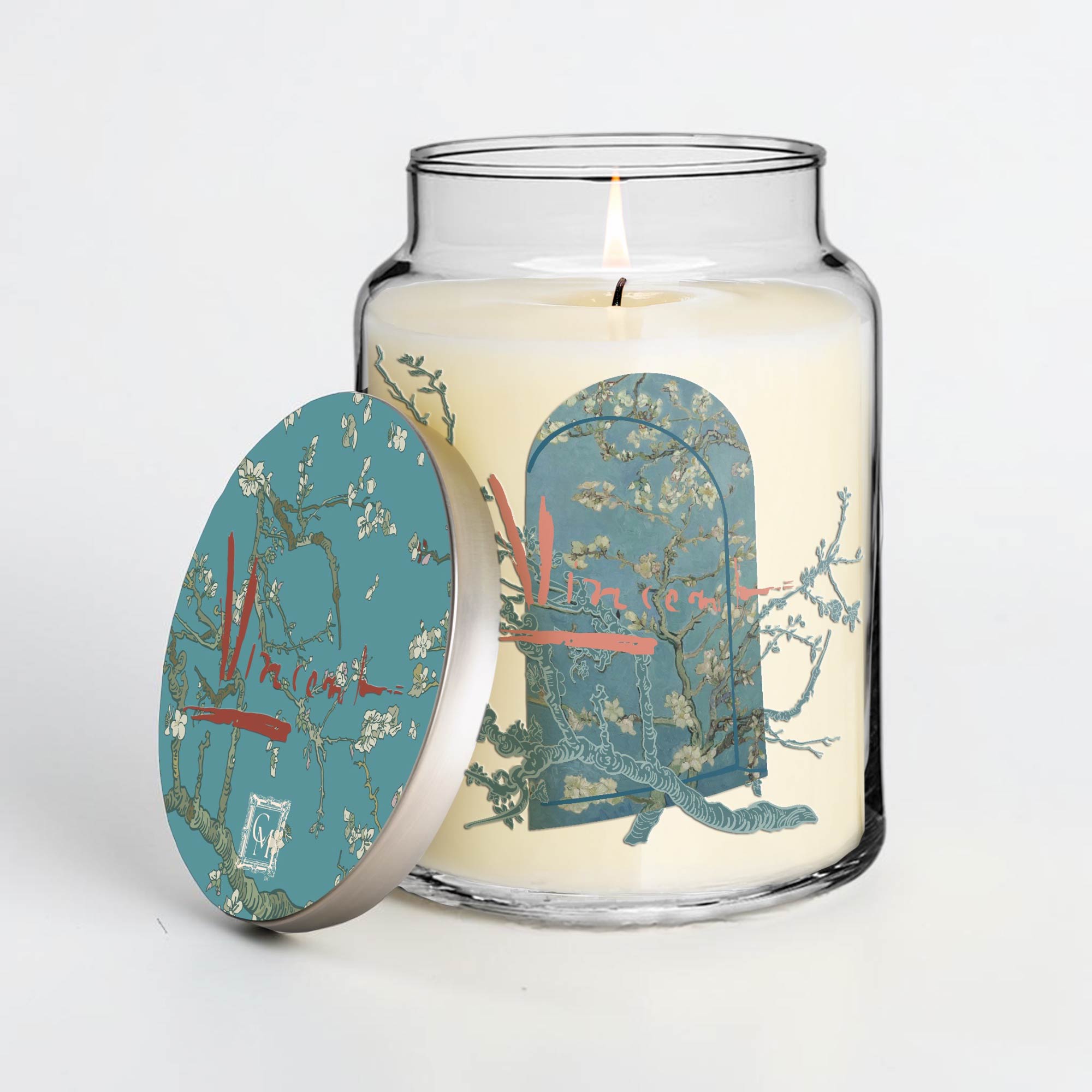 Vincent Van Gogh - Almond Blossom II - Almond Blossom and Vanilla 26oz Soy Wax Candle