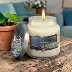 Claude Monet - Lily Pads - Water Lily and Moss 14oz Soy Wax Candle