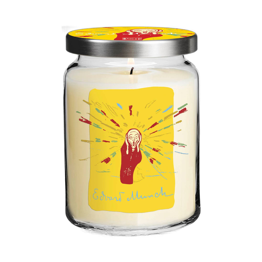 Edvard Munch - The Scream - Lemon and Amber 26oz Soy Wax Candle