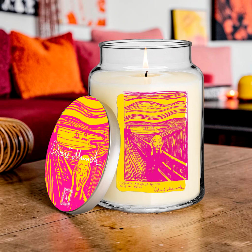Edvard Munch - The Scream - Blood Orange and Saffron 26oz Soy Wax Candle