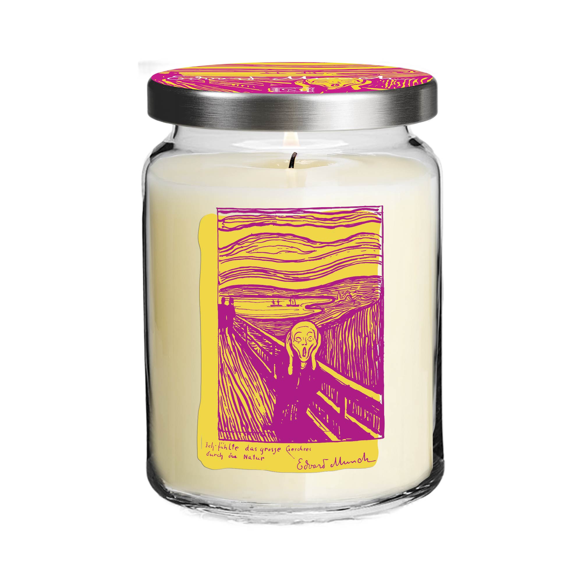 Edvard Munch - The Scream - Blood Orange and Saffron 26oz Soy Wax Candle