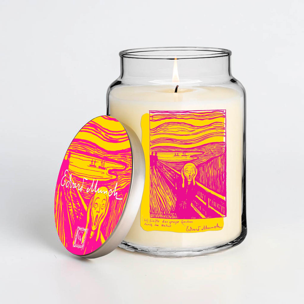 Edvard Munch - The Scream - Blood Orange and Saffron 26oz Soy Wax Candle